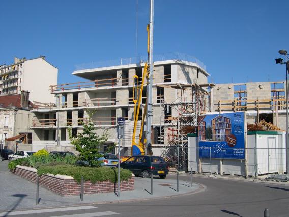  chantier  (rue Nicolas Siret)